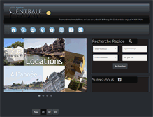 Tablet Screenshot of centrale.presquile.net